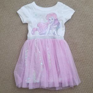 **EUC** Disney Princess Little Mermaid Tulle Dress Size XS 4-5